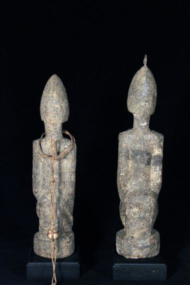 Dogon Couple Encrusted